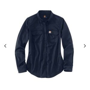 Carhartt FR Flame Resistant Flex Relaxed Fit Twill Work Shirt – Women’s M – NWT